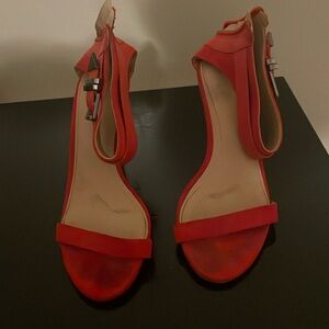 Zara Red Heels with straps